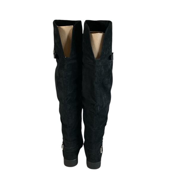 American Rag Cie Boots Womens Size 7.5 Adarra Over the Knee Tall Riding Black - Picture 8 of 16